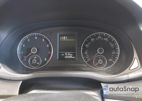 2012 Volkswagen Passat 2.5L S из США, поврежденный, VIN 1VWAP7A30CC079865